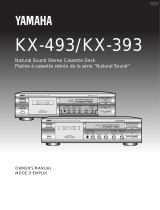Yamaha KX-493 Manual de usuario