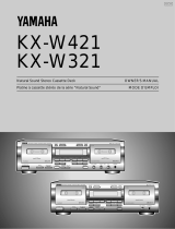 Yamaha KX-W421 Manual de usuario