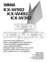 Yamaha KX-W492 Manual de usuario