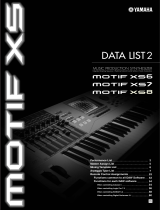Yamaha Motif XS Ficha de datos