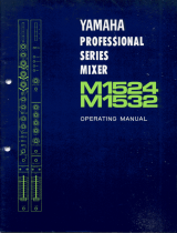 Yamaha M1524 M1532 El manual del propietario