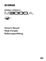Yamaha M3000A Manual de usuario