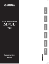 Yamaha M7CL V2.0 Manual de usuario