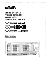 Yamaha MC2403 Manual de usuario