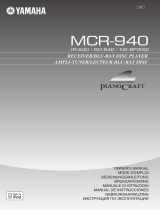Yamaha MCR-940 El manual del propietario