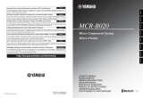 Yamaha MCR-B020 Black Manual de usuario