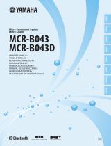 Yamaha MCR-B043 Blue Manual de usuario