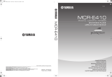 Yamaha MCR-E410 El manual del propietario