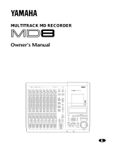 Yamaha MD 8 Manual de usuario