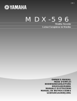 Yamaha MDX-596 El manual del propietario
