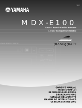 Yamaha MDX-E100 El manual del propietario