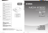 Yamaha MDX-E300 Manual de usuario