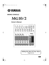 Yamaha MG10/2 Manual de usuario