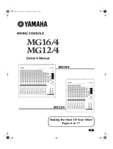 Yamaha MG16 Manual de usuario