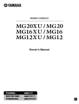 Yamaha MG12XU 12 Channel Stereo USB Mixer El manual del propietario
