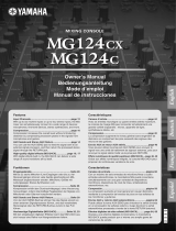 Yamaha mg124c compact mengpaneel met 12 kanalen Manual de usuario