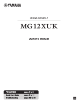 Yamaha MG12XUK El manual del propietario