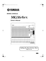 Yamaha MG 6FX Manual de usuario
