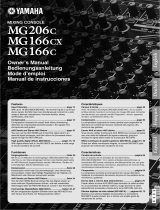 Yamaha mg166c 16 kanaals mengpaneel El manual del propietario