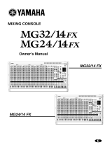 Yamaha MG24/14fx Manual de usuario