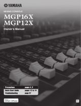 Yamaha MGP12X Manual de usuario