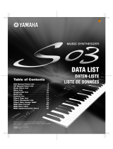 Yamaha S03SL Ficha de datos