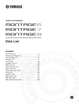 Yamaha MONTAGE6 Ficha de datos