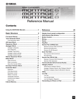 Yamaha MONTAGE6 Manual de usuario