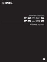 Yamaha MOXF6/MOXF8 Manual de usuario