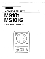Yamaha MS101G El manual del propietario