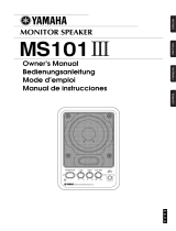 Yamaha MS101III El manual del propietario