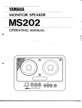 Yamaha MS202 El manual del propietario