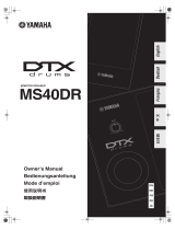 Yamaha MS40DR Manual de usuario