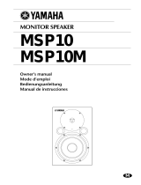 Yamaha MSP10 Manual de usuario