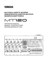 Yamaha MT120 El manual del propietario