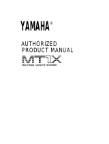 Yamaha MT1X El manual del propietario