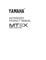 Yamaha MT2X El manual del propietario