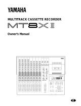 Yamaha MT8X Manual de usuario