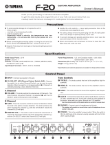 Yamaha F-20 Manual de usuario