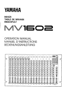 Yamaha MV1602 El manual del propietario