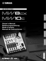 Yamaha MW8cx El manual del propietario