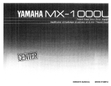 Yamaha MX-1000 El manual del propietario