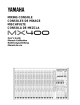 Yamaha MX400 Manual de usuario
