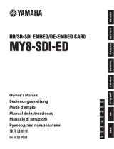 Yamaha MY8-SDI-ED El manual del propietario