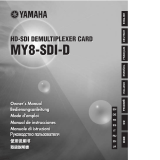 Yamaha MY8-SDI-D Manual de usuario