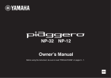 Yamaha Piaggero NP-32 El manual del propietario