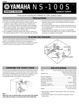 Yamaha NS-100S El manual del propietario