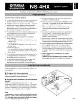 Yamaha NS-4HX Manual de usuario
