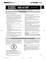 Yamaha NS-515F Manual de usuario