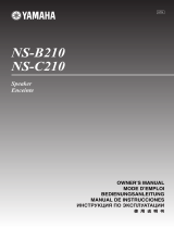 Yamaha NS-C210 El manual del propietario